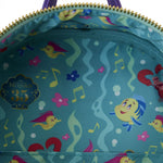 Loungefly Disney The Little Mermaid 35th Anniversary Life Is The Bubbles Glow in The Dark MIni Backpack