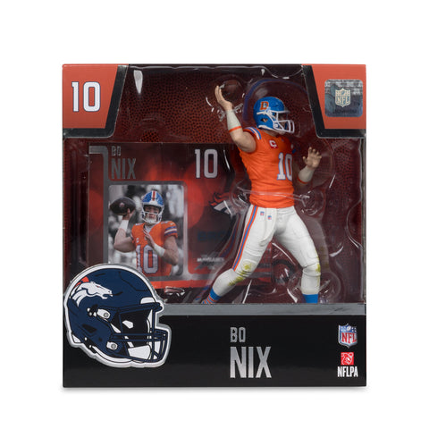 Bo Nix Denver Broncos Throwback NFL Mcfarlane Legacy Figure