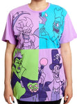 Loungefly Disney Villains Squares T Shirt M-Medium