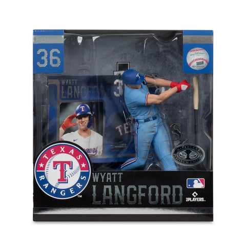 Wyatt Langford Texas Rangers 2025 MLB Mcfarlane Legacy Figure Chase
