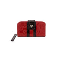 Loungefly Mickey/MinnieRed/Black Patent Embossed Wallet