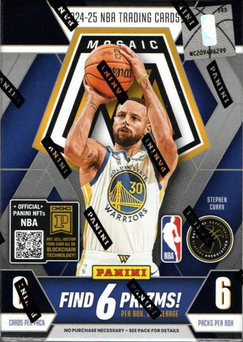 2024-25 Panini Mosaic Basketball Blaster Box