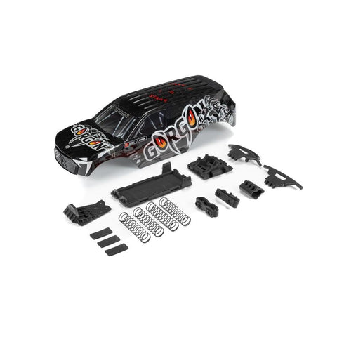 Arrma ARA402353 GORGON Painted Decaled Trimmed Body Set Gunmetal