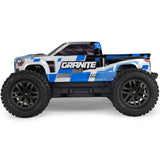 ARRMA ARA4202V4T2 1/10 GRANITE 4X4 Mega 665 Brushed Monster Truck Blue