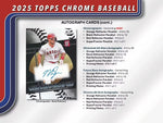 2025 Topps Chrome Baseball Hobby Box