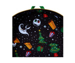 Loungefly Disney Nightmare Before Christmas Journey To Christmas Town Mini Backpack Glows in Dark