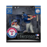 Wyatt Langford Texas Rangers 2025 MLB Mcfarlane Legacy Figure