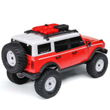 Axial AXI00006V2T6 2021 Ford Bronco SCX24 Red 1/24 RC Truck RTR