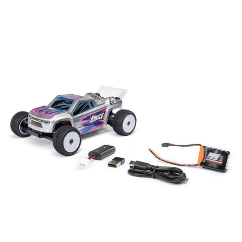 Losi LOS-1392T2 1/28 Micro-T 2WD 2s Truck RTR Silver