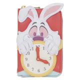 Loungefly Disney Alice in Wonderland White Rabbit Zip Around Wallet