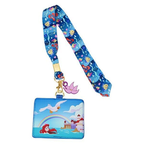 Loungefly Disney The Little Mermaid Life is the Bubbles Lanyard with Card Holder