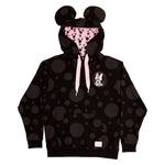 Loungefly Disney Minnie Mouse Floral Rock The Dots Unisex Hoodie Large