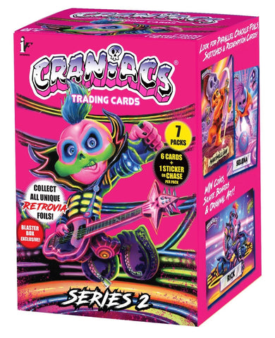 Craniacs Series 2 Trading Cards Blaster Box