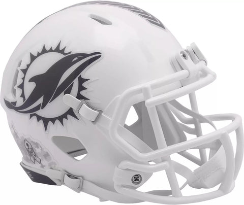Miami Dolphins 2024 Salute To Service Alternate Riddell Speed Mini Helmet New in Box