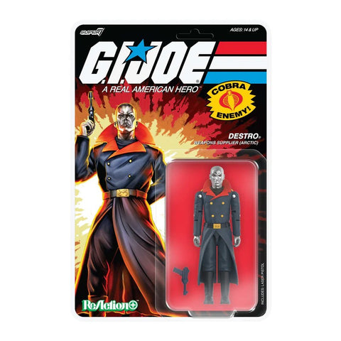 Arctic Destro G.I. Joe Super7 ReAction+ Action Figure