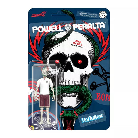 Mike McGill Mt. Thashmore '85 Powell Peralta Super 7 Reaction Action Figure