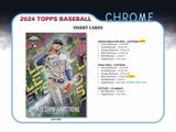 2024 Topps Chrome Baseball Jumbo Hobby Box