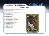 2024 Topps Chrome Baseball Jumbo Hobby Box