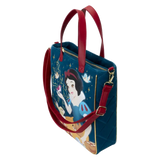 Loungefly Disney Snow White Heritage Quilted Velvet Tote