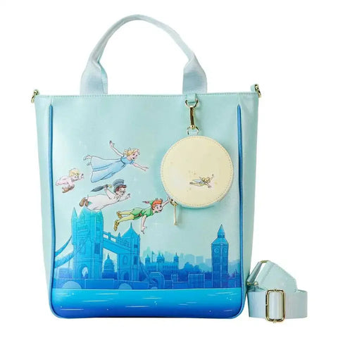 Loungefly Disney Peter Pan You Can Fly Glows Tote Crossbody bag