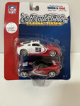 New York Giants Ertl Collectibles NFL Home & Road Dodge Viper/Nissan 350Z Toy Vehicle