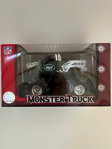 New York Jets Fleer Team Collectibles NFL Ford F-350 Monster Truck 1:32 Toy Vehicle