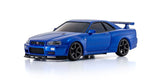 NISSAN SKYLINE GT-R R34 V.specⅡNür Kyosho Mini-Z AWD Blue 32629MB