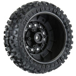 Pro-Line Badlands SC 118210 Tires Raid Wheels 12mm Removable Hex Black Slash