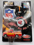 Kansas City Chiefs White Rose Coolectibles NFL Team Pick Up with Team Coin Toy Vehicle