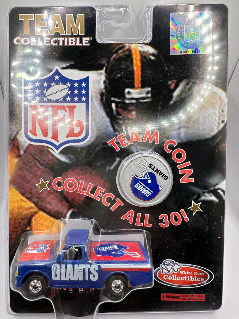 New York Giants White Rose Collectibles Team Pick up with Team Coin To SPORTS ZONE TOYS & COMICS New York Giants White Rose Collectibles Team Pick up with Team Coin To SPORTS ZONE TOYS & COMICS
