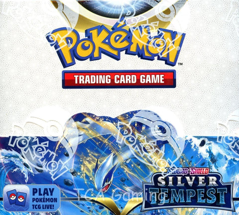 Pokemon Sword & Shield Silver Tempest Booster Box