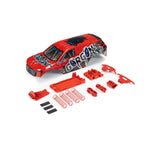 Arrma ARA402351 GORGON Painted Decaled Body Set, Red