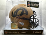 Los Angeles Rams 2023 Salute To Service Alternate Riddell Speed Mini Helmet New in Box