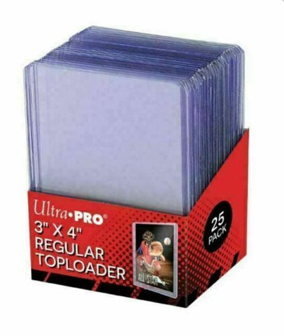 Ultra Pro 3x4 Regular Toploader Card Holder ( 25 per pack)