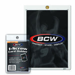 BCW 1-SCREW THICK CARD HOLDER - 50 PT.