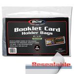 BCW BOOKLET CARD HOLDER - RESEALABLE BAGS