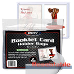 BCW BOOKLET CARD HOLDER VERTICAL - RESEALABLE BAGS