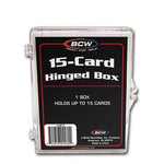 BCW HINGED BOX - 15 COUNT
