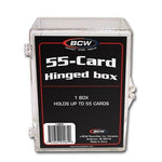 BCW HINGED BOX - 55 COUNT