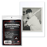 BCW INSERT SLEEVES - 48 BOWMAN CARDS