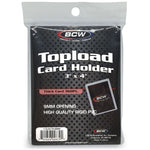 BCW TOPLOAD HOLDER - 3 X 4 X 9 MM - 360 PT. THICK CARD