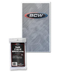BCW TALL CARD SLEEVES - 2 5/8 X 4 13/16