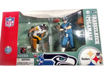 Troy Polamalu Matt Hasselback Super Bowl Mcfarlane 2 Pack Figure