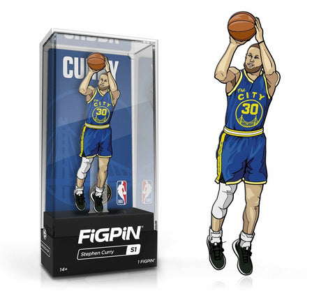 Stephen Curry Golden Statye Warriors FigPin S1