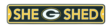 Green Bay Packers She Shed Sign 16x3