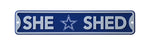 Dallas Cowboys She Shed Cave Sign 16x3 16in