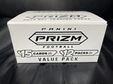 2023 Panini Prizm Football Fat Pack Cello Box