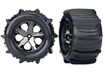 Traxxas 3689 Stampede Paddle Tires and Wheels Pre-Glued and Mounted Pair