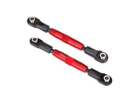 Traxxas 3643R Aluminum Rear Camber Links Turnbuckle 83mm Red