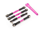 Traxxas 3741P Turnbuckles aluminum pink anodized camber links front 39mm